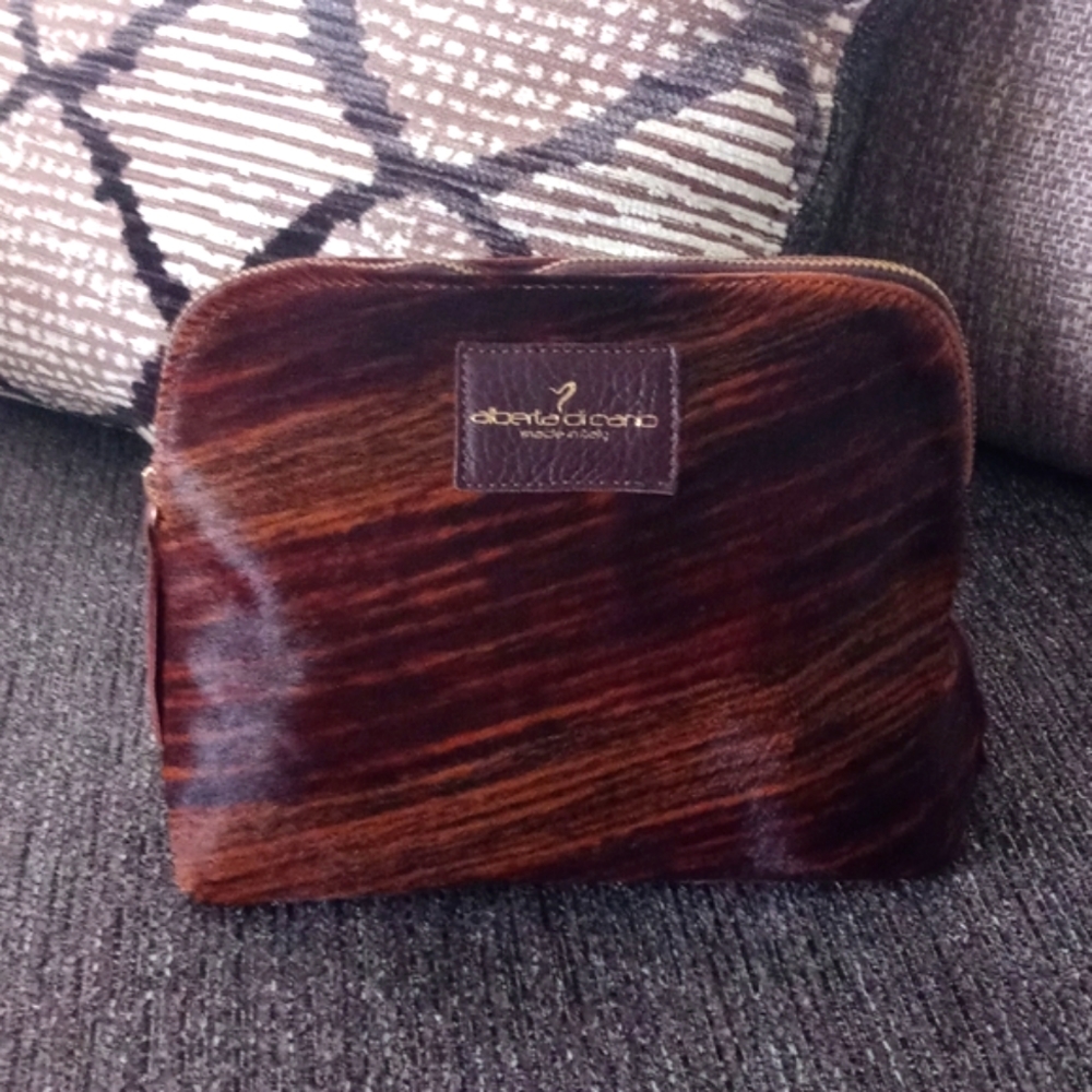 🆕 🐎Alberta Di Canio🐎 - Brindle Hair Makeup/Accessory Bag